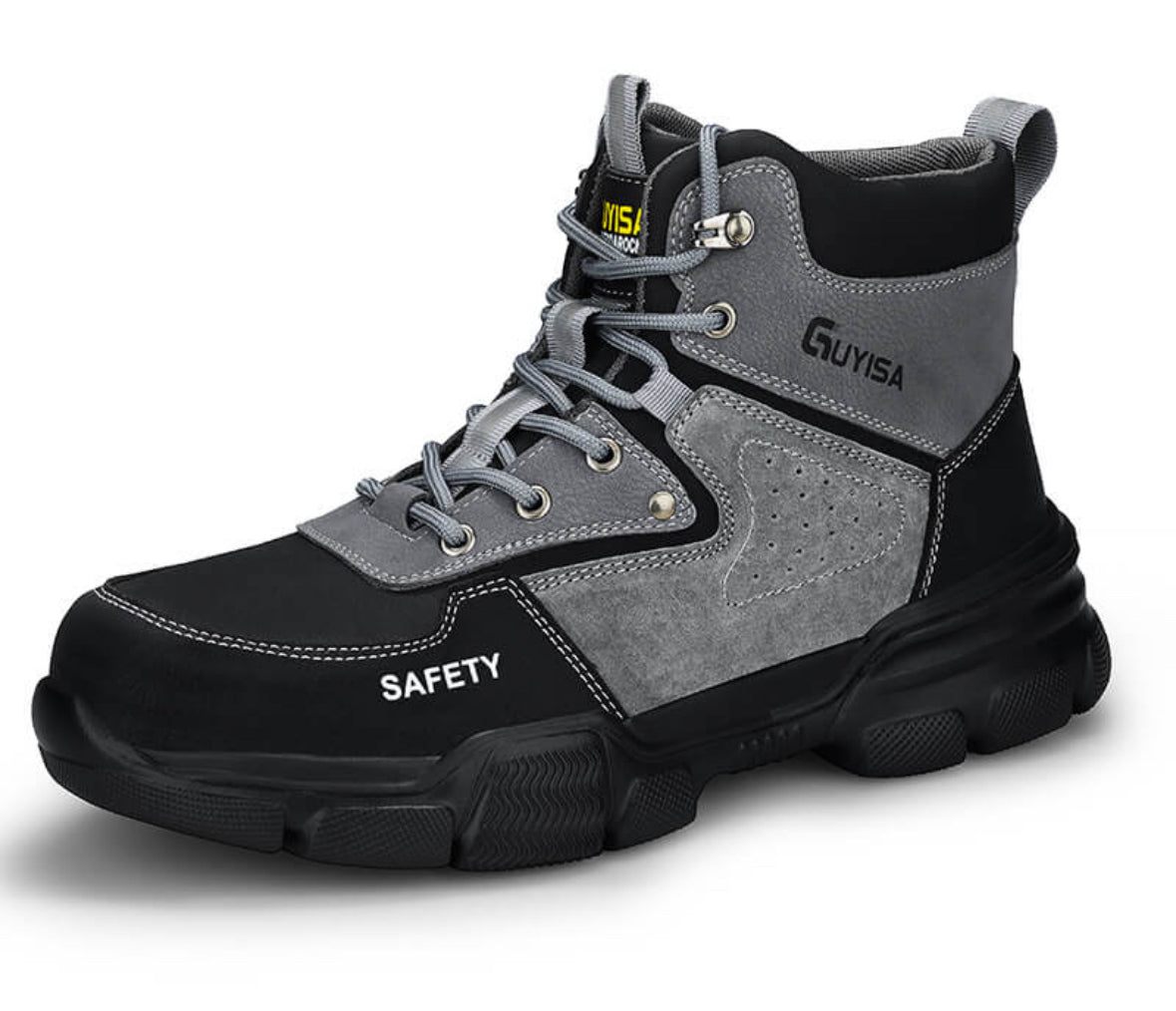 Indestructible Lace-Up Safety Boots