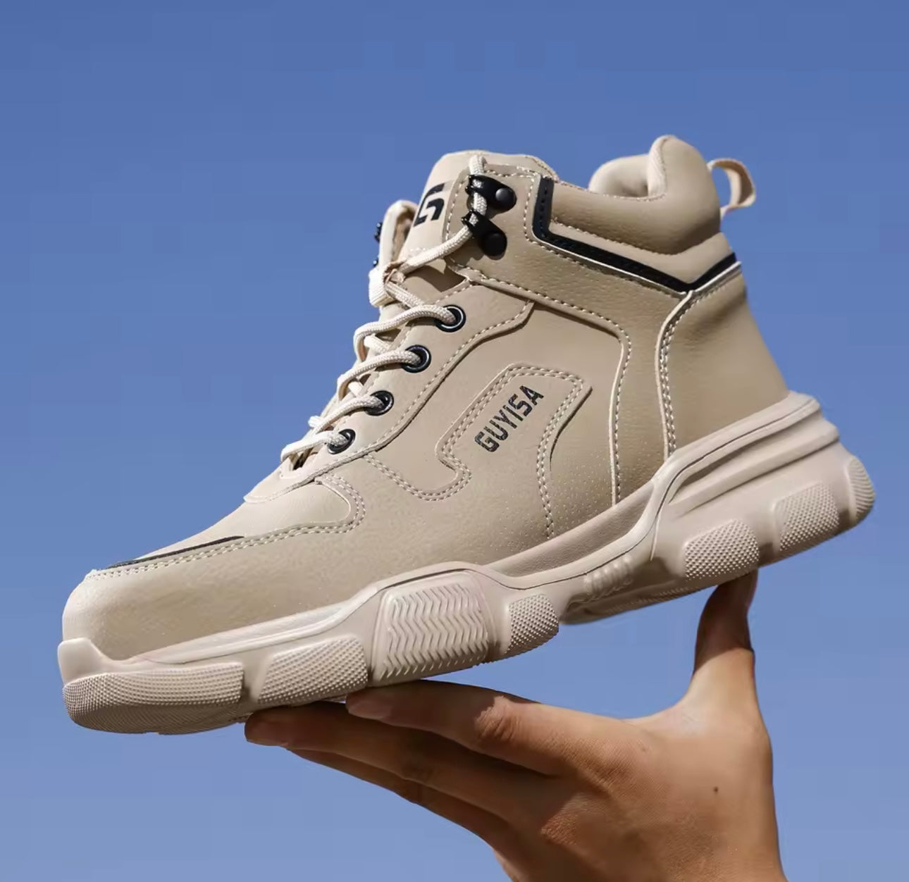 Indestructible Lace-Up Safety Boots