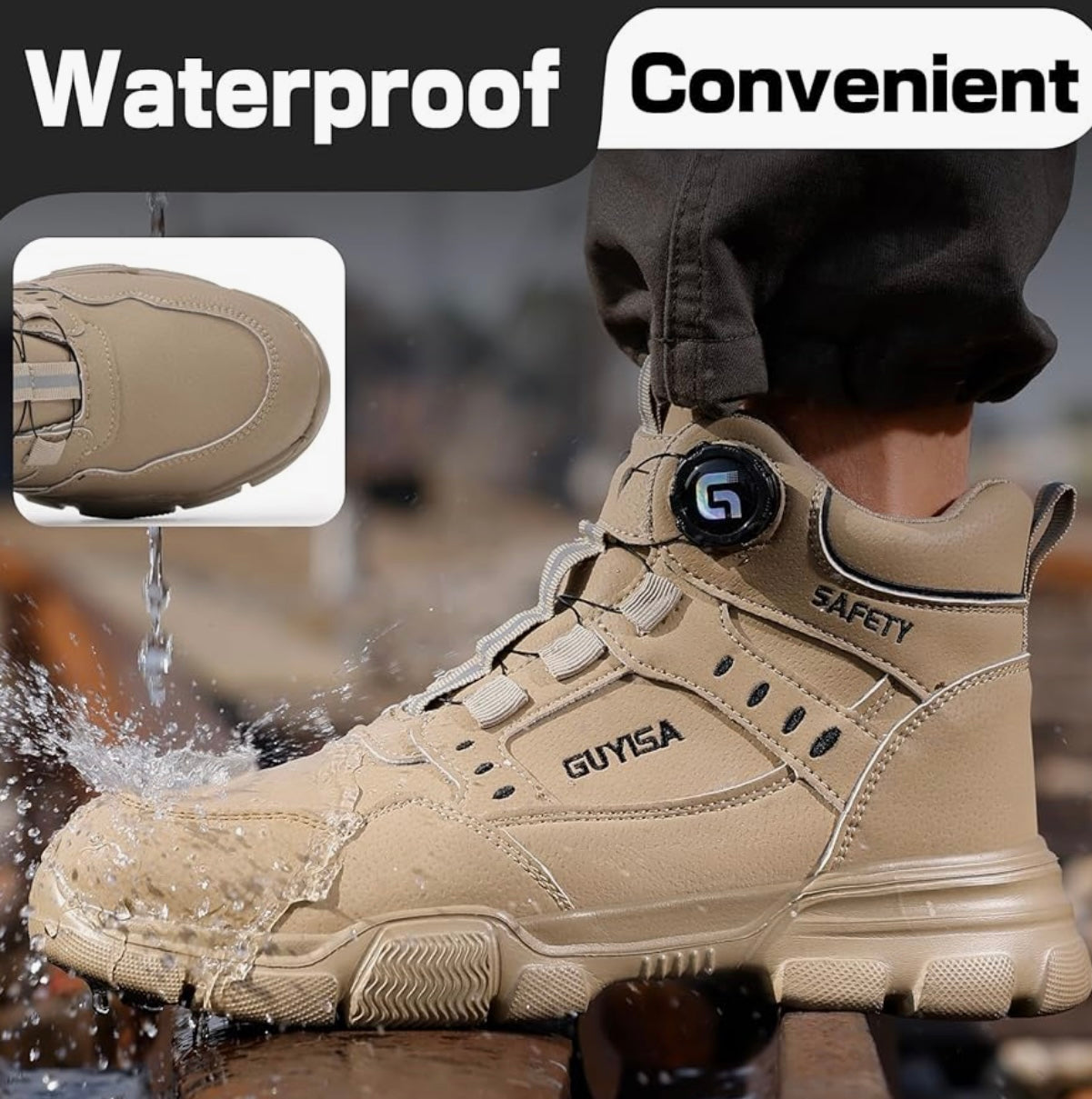 Indestructible High-Top Safety Boots
