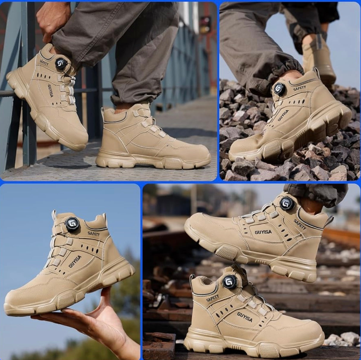 Indestructible High-Top Safety Boots
