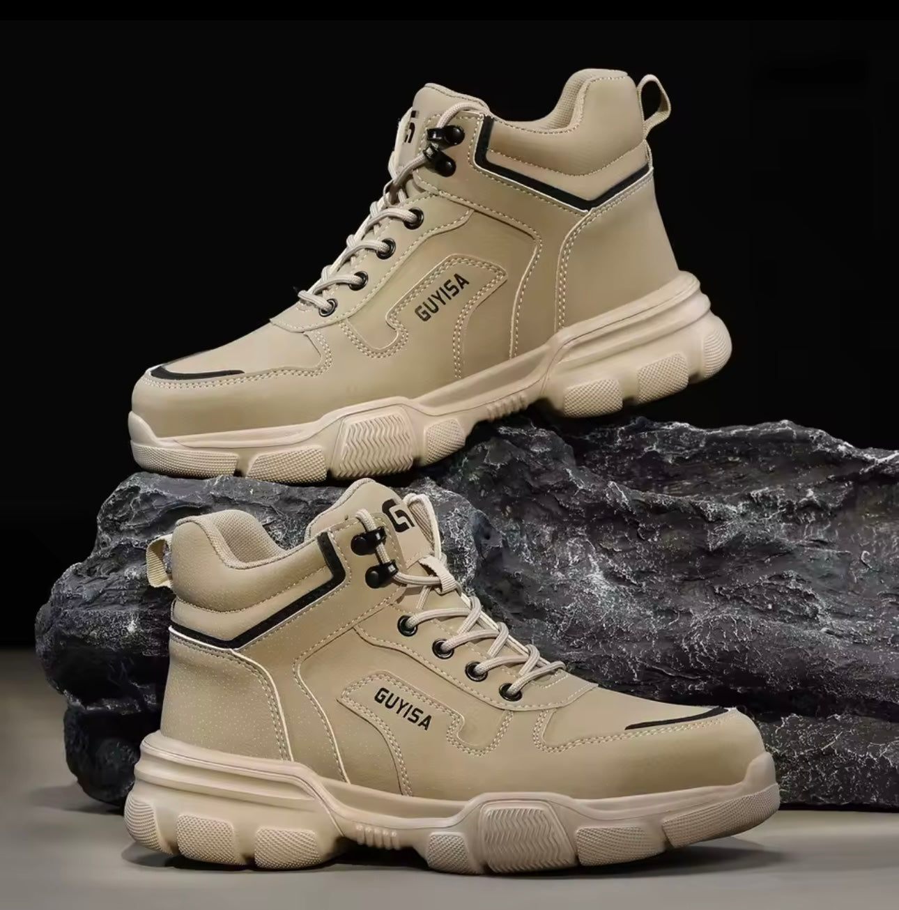 Indestructible Lace-Up Safety Boots